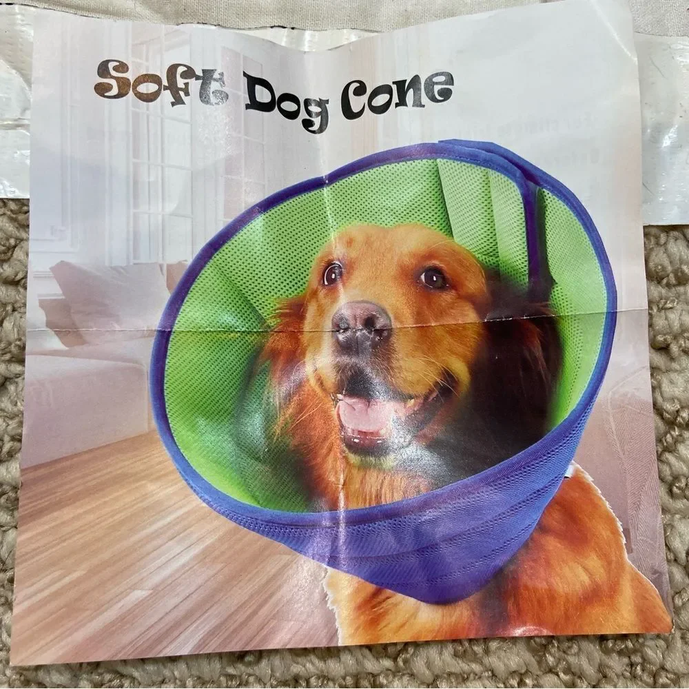 New without tags Boomaker brand Soft‎ Dog Cone Size 4, Medium